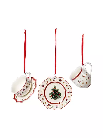 VILLEROY & BOCH | Weihnachtsschmuck Toy's Delight - Ornament Geschirrset 3-tlg. | 
